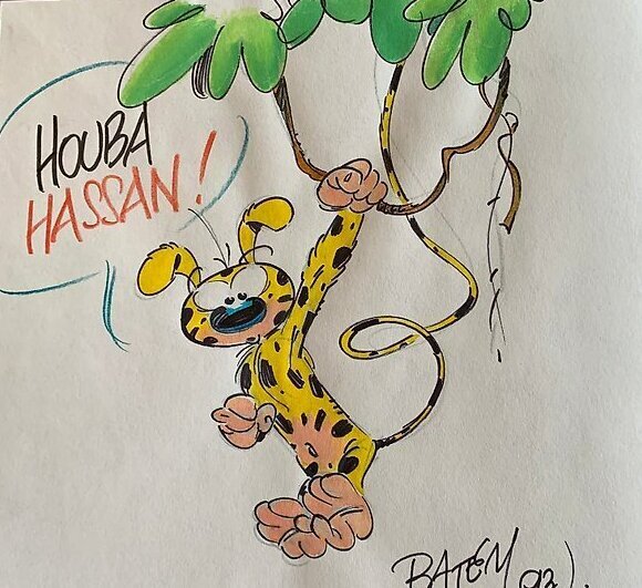 Le Marsupilami by Batem - Sketch