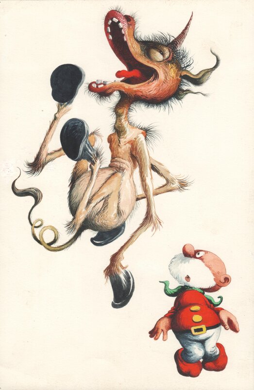Jean Dulieu, Paulus de Boskabouter - Margriet - Illustration originale