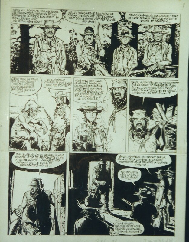 Hermann, Les loups du Wyoming - Comic Strip