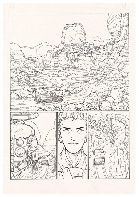 For sale - Jared Muralt, Buglands - Planche originale 8 - Comic Strip