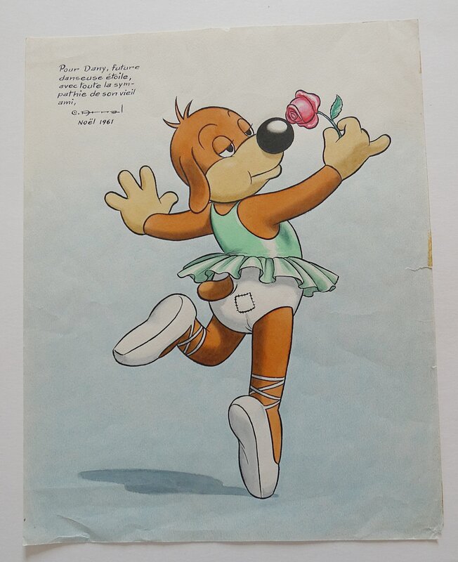 Pif en TUTU - c'est formidable . On lira avec délice la dédicace d'ARNAL. - Original Cover