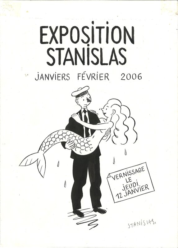 Affiche expo 2006 by Stanislas - Original Illustration Affiche expo 2006 by Stanislas - Original Illustration