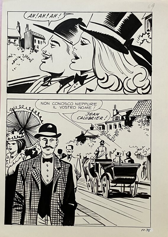 Birago Balzano, Zora la vampira - Planche originale - Comic Strip