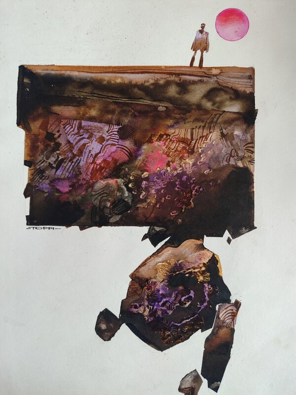 Sergio Toppi Color illustration - Original Illustration