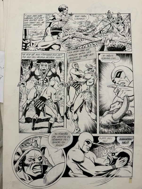 Phantom with Bull by César Spadari - Comic Strip