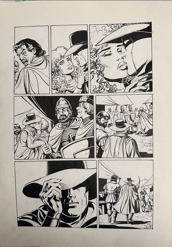Phantom with Hat par César Spadari - Planche originale