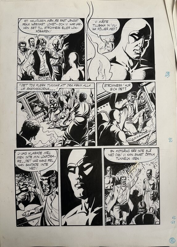 The Phantom B/W par César Spadari - Planche originale