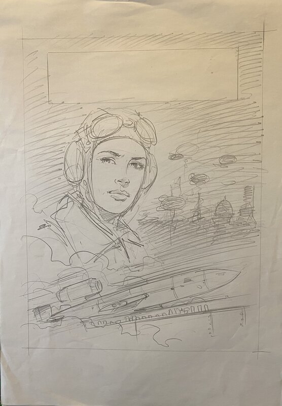 Stéphan Agosto, illustration originale, crayonné et recherche de couverture pour 