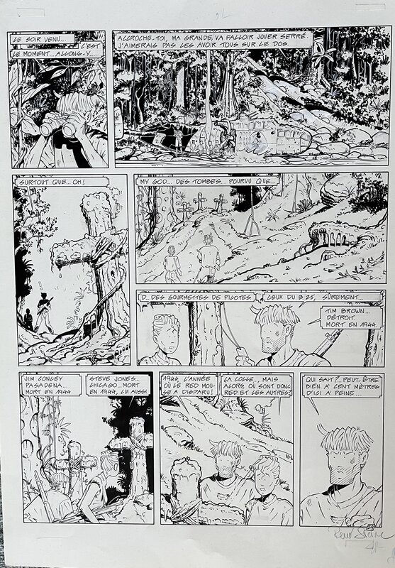 René Sterne, Adler - Dernière mission planche 29 - Comic Strip