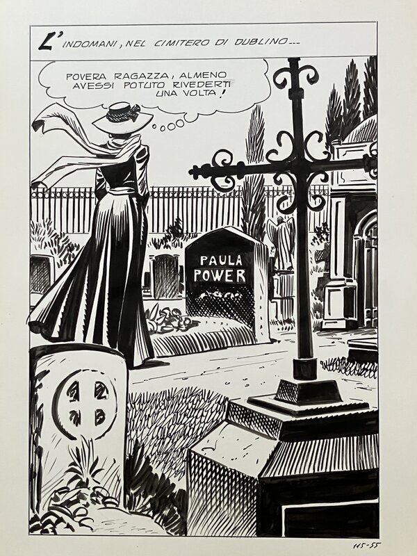 Birago Balzano, Zora la Vampira - Planche Originale - Planche originale
