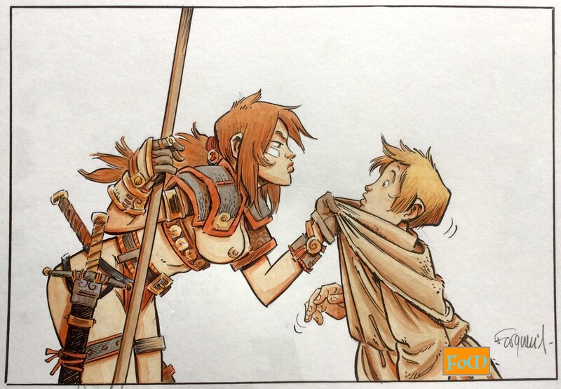 Alban par Xavier Fourquemin - Illustration originale