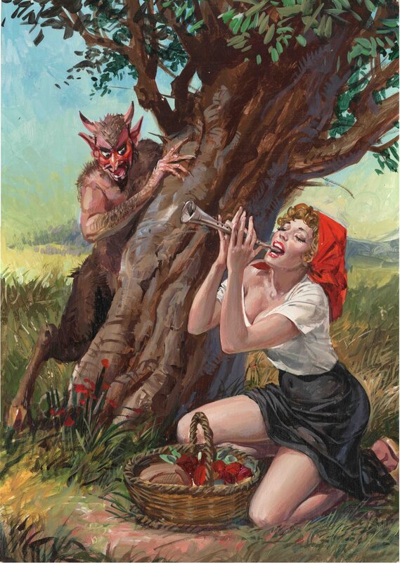 For sale - Averardo Ciriello, Super-Diabolique #4 [Bapteme de l'air] - Original Cover