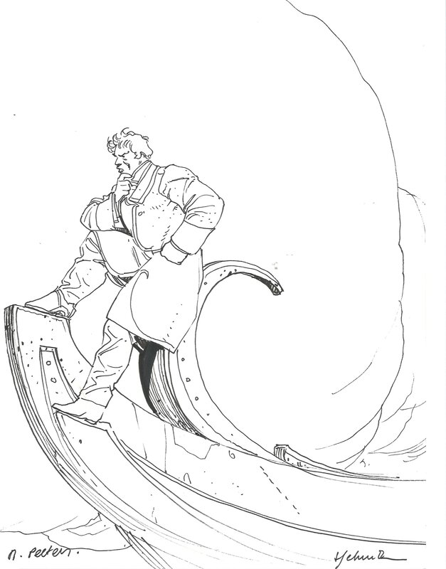 Samaris par François Schuiten, Benoît Peeters - Illustration originale Samaris par François Schuiten, Benoît Peeters - Illustration originale