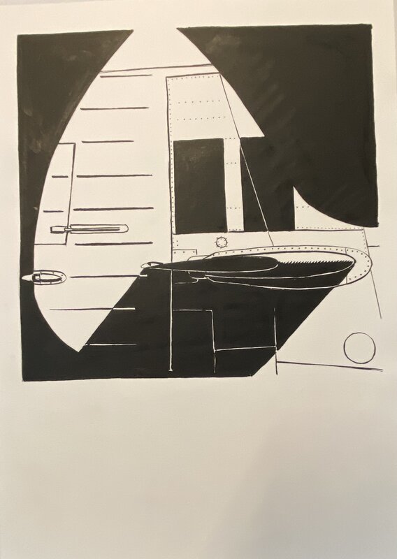 Sréphan Agosto, illustration originale, Dérive de Spitfire,  Sréphan Agosto, illustration originale, Dérive de Spitfire,