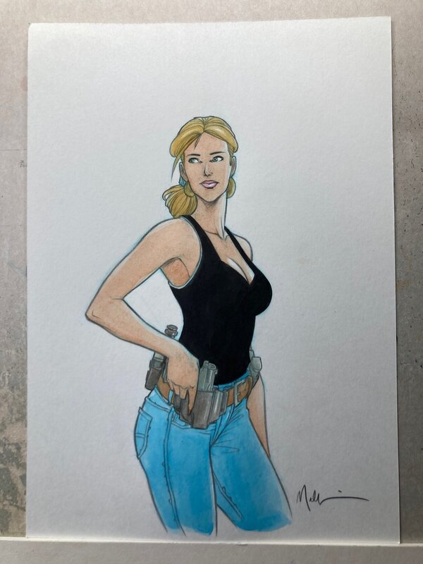 Amber by Nicolas Malfin - Original Illustration