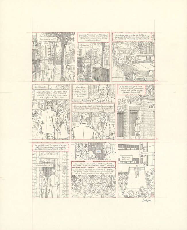 For sale - Antoine Aubin, Huit heures à Berlin - Comic Strip
