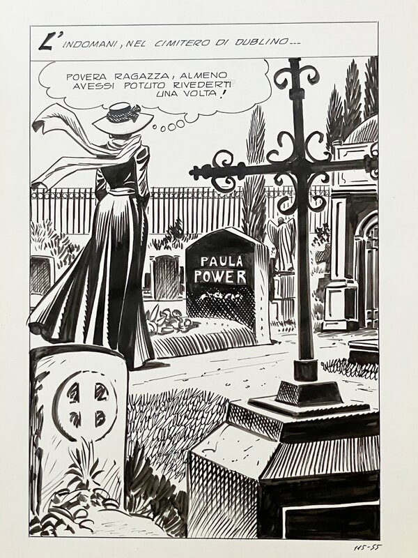 Birago Balzano, Zora la Vampira - Planche Originale - Planche originale Birago Balzano, Zora la Vampira - Planche Originale - Planche originale