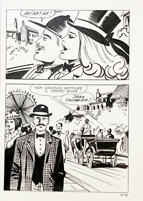 Birago Balzano, Zora la vampira - Planche originale - Comic Strip Birago Balzano, Zora la vampira - Planche originale - Comic Strip