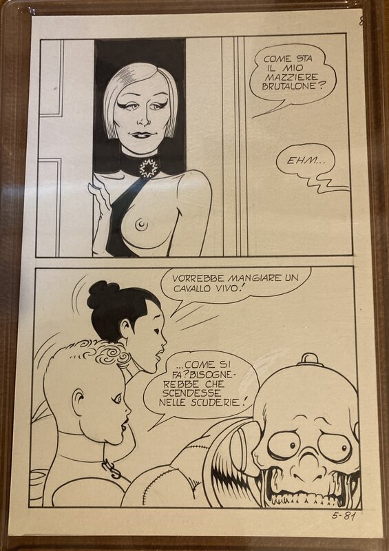 Magnus, Necron et la comtesse Géraldine Frontenac La Chaudière de Bois Barré - Comic Strip