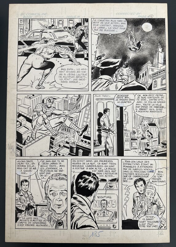 En vente - Planche Originale Gérald Forton 