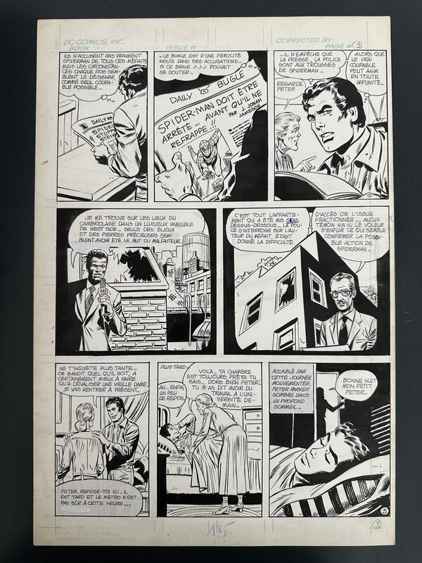 En vente - Planche Originale Gérald Forton 