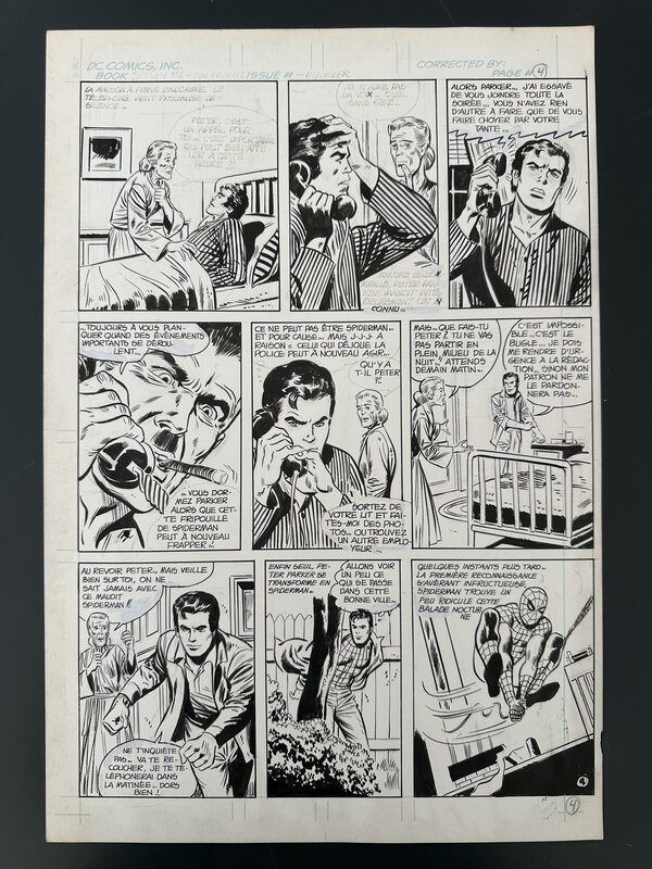 En vente - Planche Originale Gérald Forton 