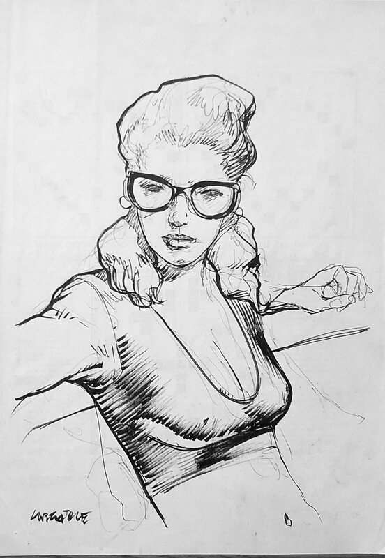 Sur la table de cuisine de Liberatore #2 - Original Illustration