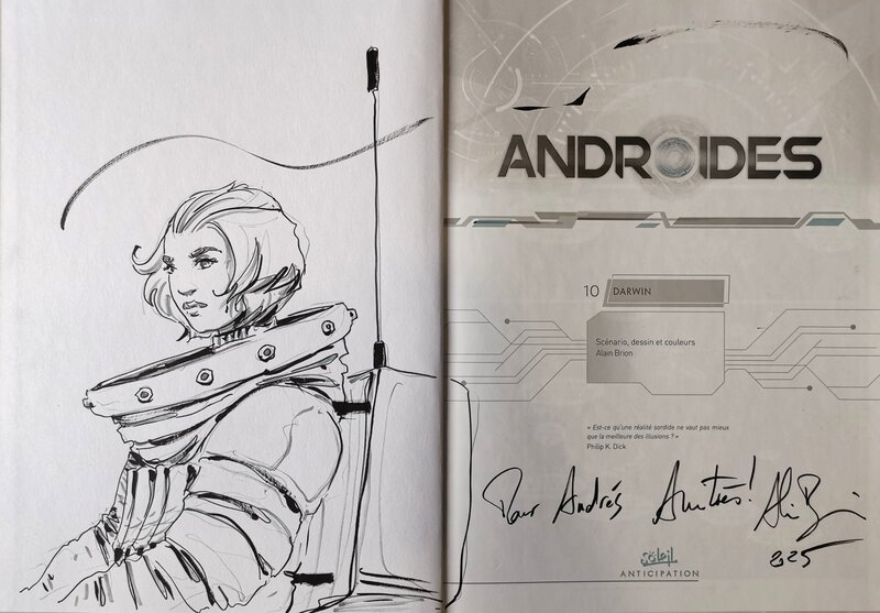 Androides by Alain Brion - Sketch