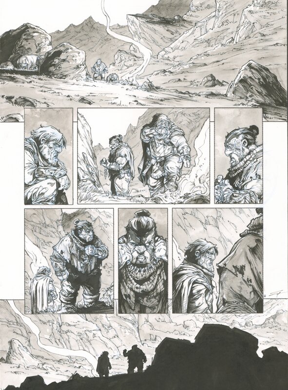 For sale - Pierre-Denis Goux, Nains tome 21 planche 16 - Comic Strip