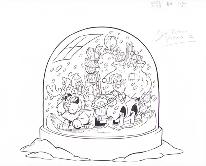 Jan-Roman Pikula | 2019 | Donald Duck - Couverture originale