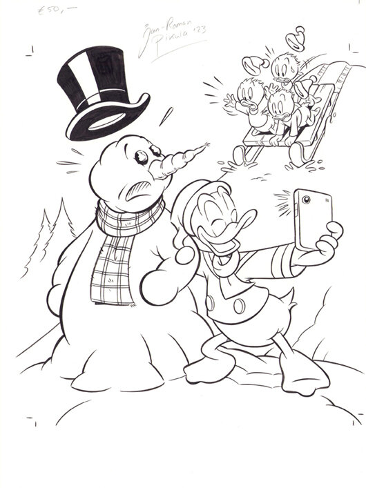 Jan-Roman Pikula | 2020 | Ducklexie winterboek 2020 cover - Couverture originale