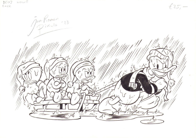 Jan-Roman Pikula | 2022 | Donald Duck - Original Illustration