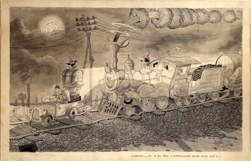 Cézard Les débuts (1) - Illustration originale
