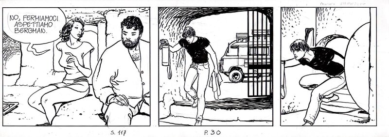 Milo Manara, Le avventure orientali di Giuseppe Bergman - Comic Strip