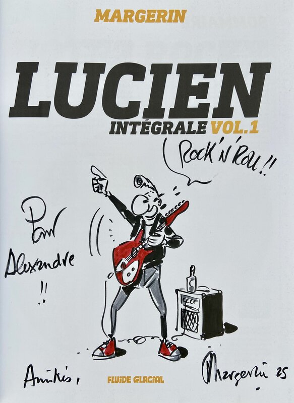 Lucien by Frank Margerin - Sketch Lucien by Frank Margerin - Sketch