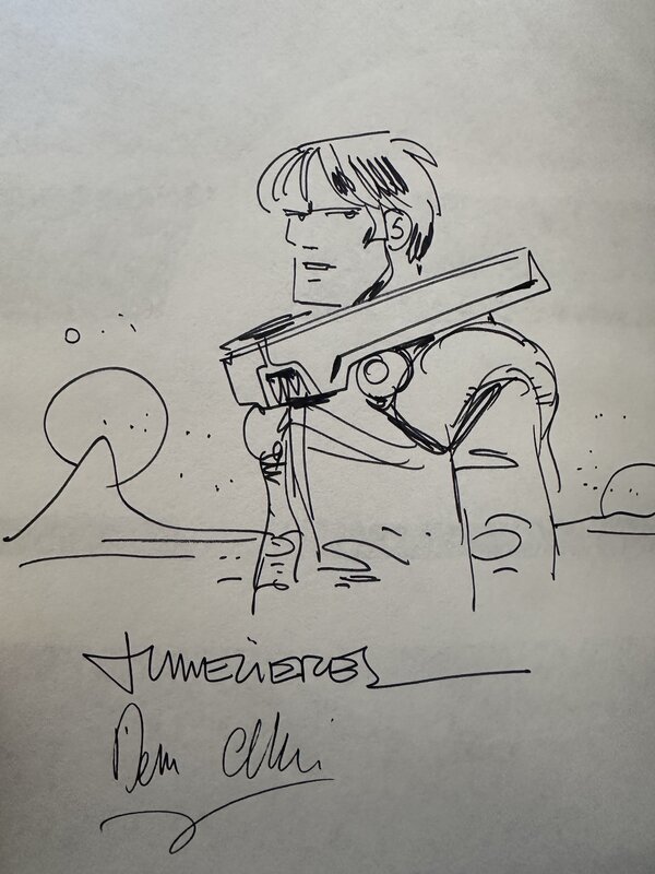 Valerian by Jean-Claude Mézières, Pierre Christin - Sketch