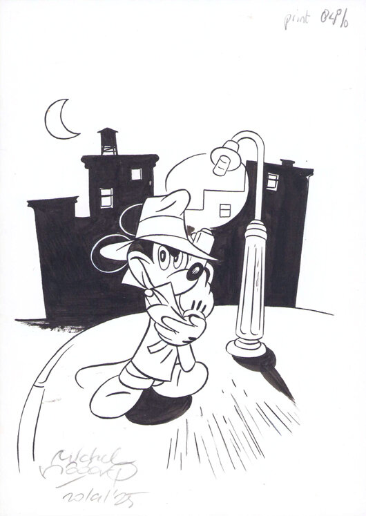Michel Nadorp | 1982 | Inzet Mickey Mouse Magazine 04 - Couverture originale