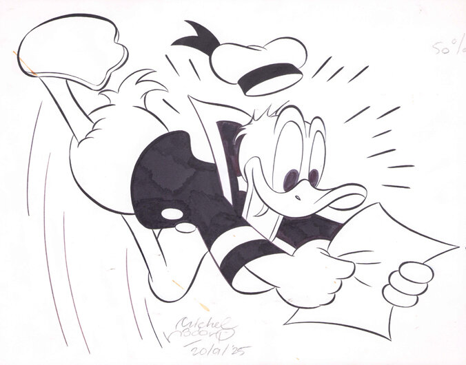 Michel Nadorp | Donald Duck - Original Illustration
