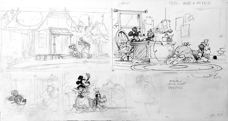 Mickey de Loisel/ la Genèse - Œuvre originale Mickey de Loisel/ la Genèse - Œuvre originale