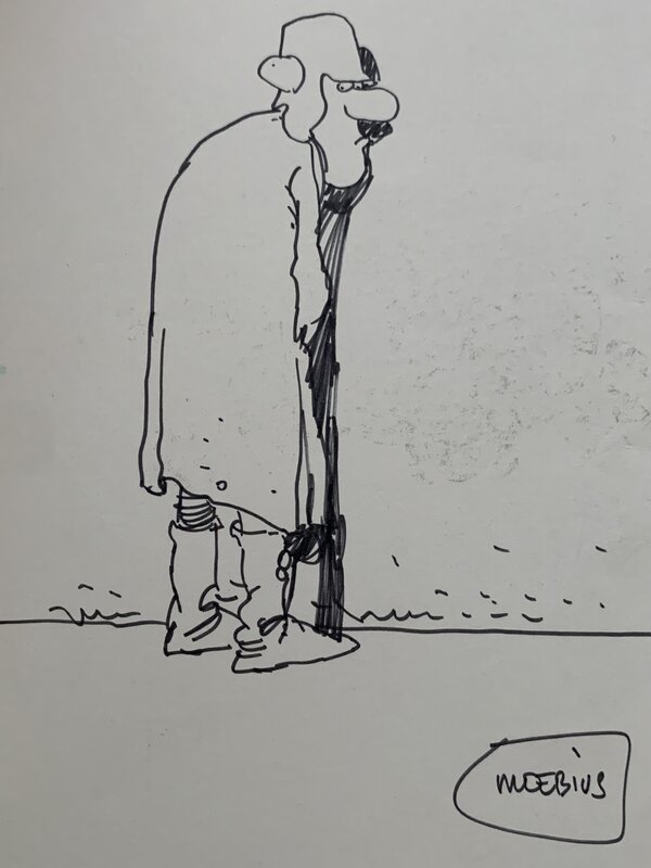 Le bandard fou par Moebius - Dédicace