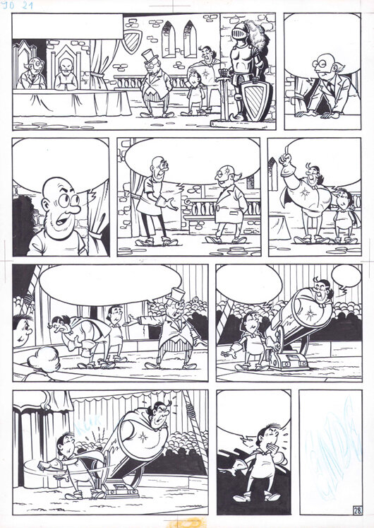 Studio Vandersteen | Jerom Het circusgeheim - Comic Strip
