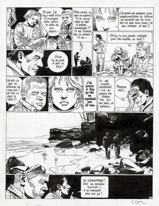 En vente - Cosey, Le Voyage en Italie – planche 66 - Planche originale