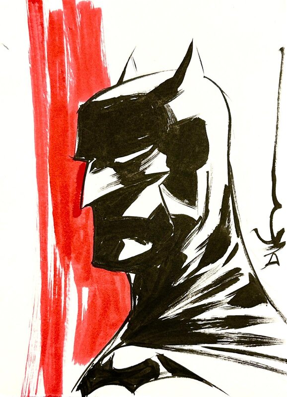 Dustin Nguyen, Batman Ink Card - SDCC 2025 - Illustration originale