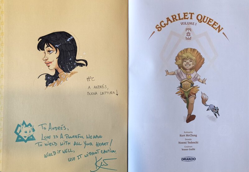 Scarlet Queen by Noemi Tedeschi, Kurt McClung - Sketch
