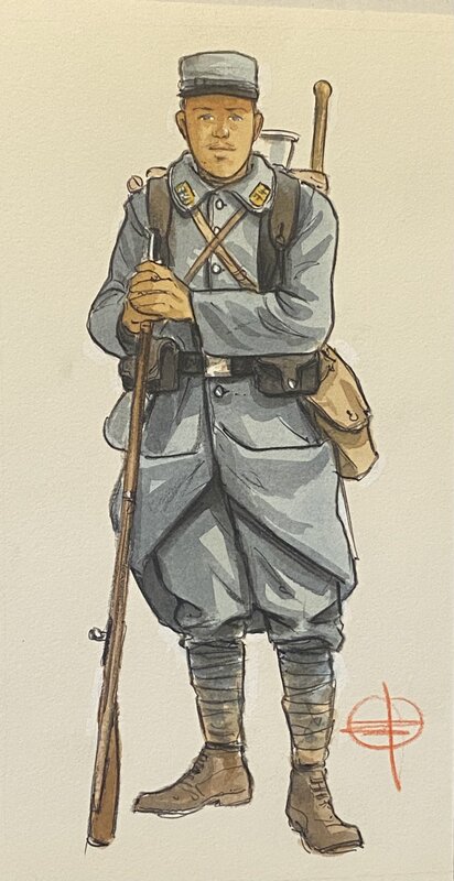 Stéphan Agosto, illustration originale, Augustin Trébuchon, 