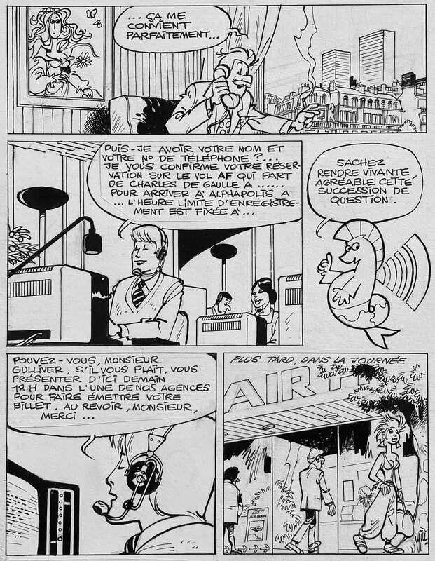 For sale - Will, 1985 - le Voyage de Mr Gulliver : Page 2 - Comic Strip