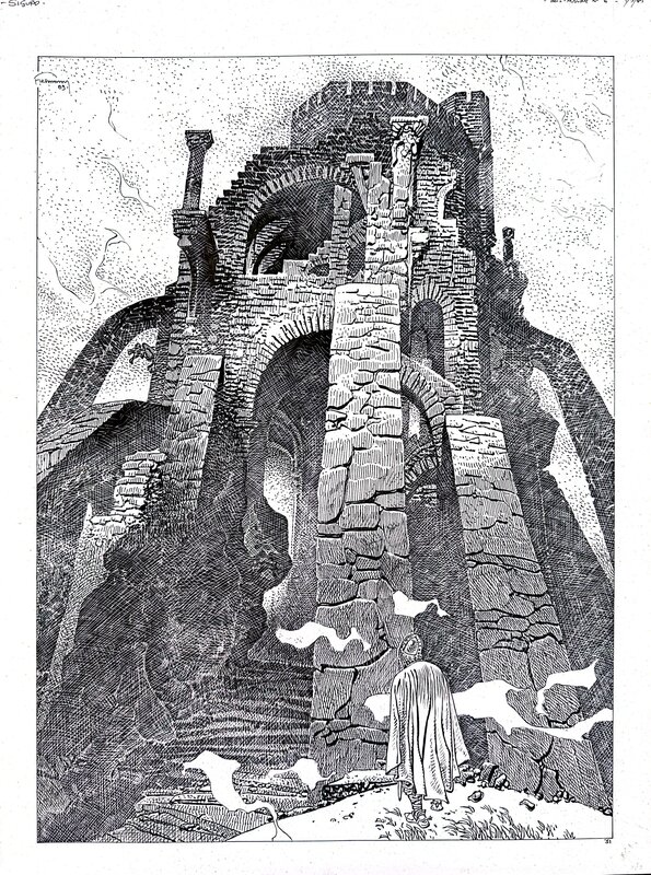 Hermann - Les Tours de Bois-Maury - Le Château de Sigurd (Splash t.6, pl.31) - Planche originale