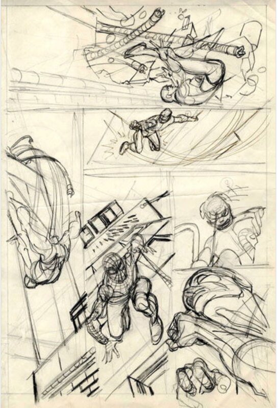 Gil Kane, Amazing Spider-Man #89 p10 prelim - Comic Strip