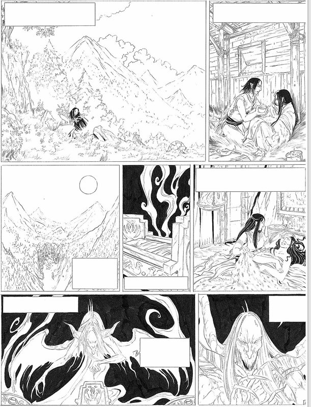 Alice Picard, Planche de la série Weëna - Comic Strip