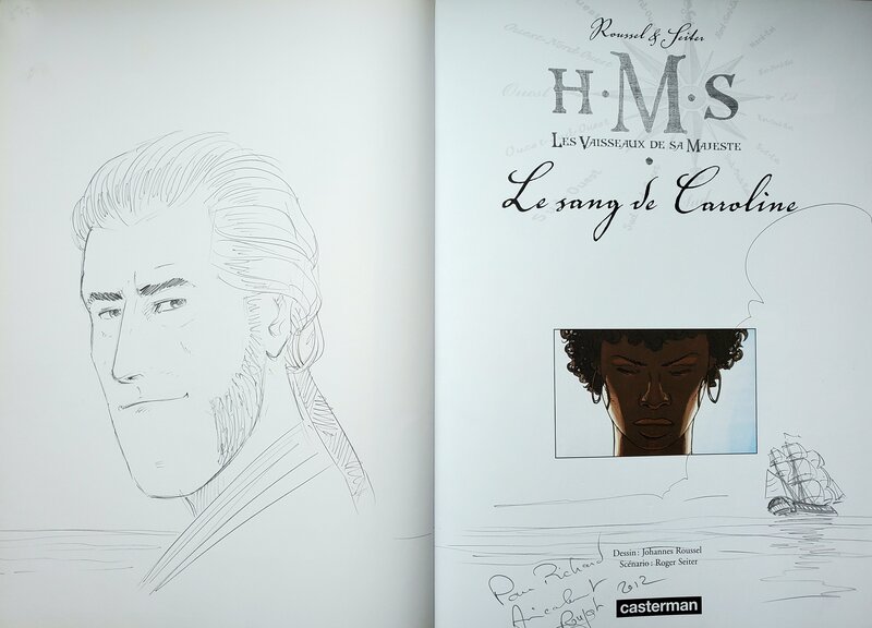 Johannes Roussel, H.M.S.  LES VAISSEAUX DE SA MAJESTE    T6 LE SANG DE CAROLINE - Sketch